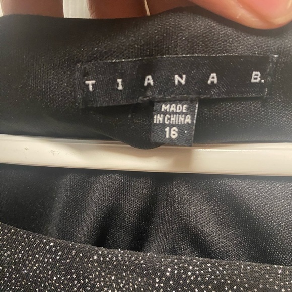 TIANA B. GRAY IRIDESCENCE DRESS cocktail party formal wedding - Picture 5 of 10